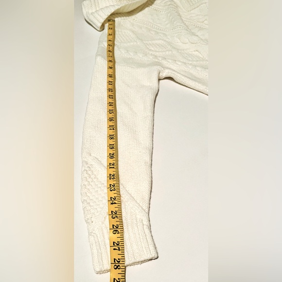 L.L. Bean Women’s Double Cable Crewneck Sweater - Picture 6 of 9